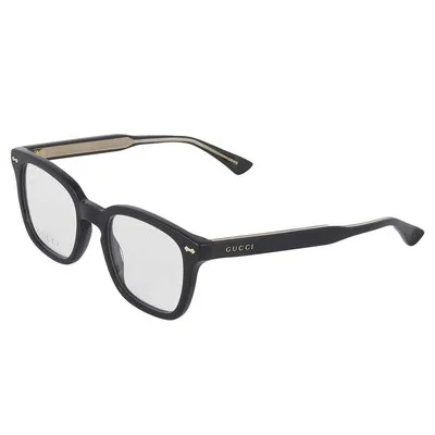 Gucci Demo Square Unisex Eyeglasses GG0184O 001 50 GG0184O 001 50 3