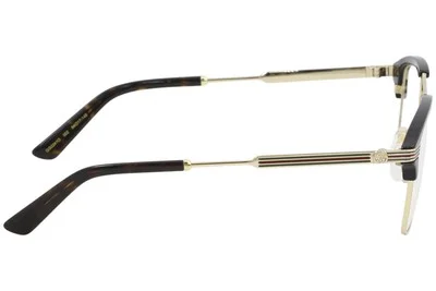 Gucci Eyeglasses GG0241O GG/0241/O 002 Gold/Black Full Rim Optical Frame 54mm 3