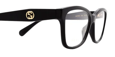 Gucci Eyeglasses GG0798o-004-55 Black Frame Transparent Lenses 4