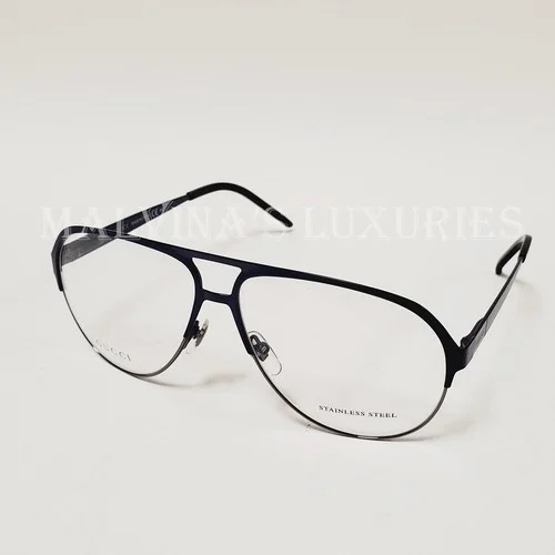 GUCCI EYEGLASSES OPTICAL LENS AVIATOR METAL FRAME GG 2216 4