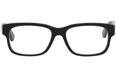 Gucci Eyeglasses Urban GG0343O GG/0343O 007 Black/Green/Red Optical Frame 57mm 2
