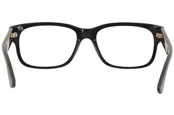 Gucci Eyeglasses Urban GG0343O GG/0343O 007 Black/Green/Red Optical Frame 57mm 4