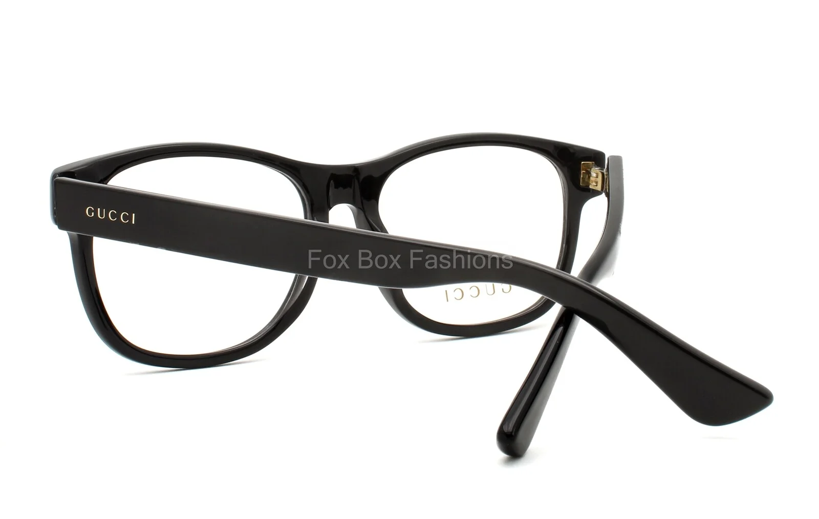 Gucci GG 0004OA 001 Eyeglasses Glasses Polished Black 55-17-145 Alternative Fit 4