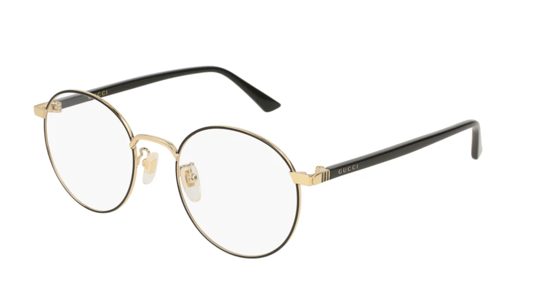 Gucci GG 0297OK 003 Black Gold Men