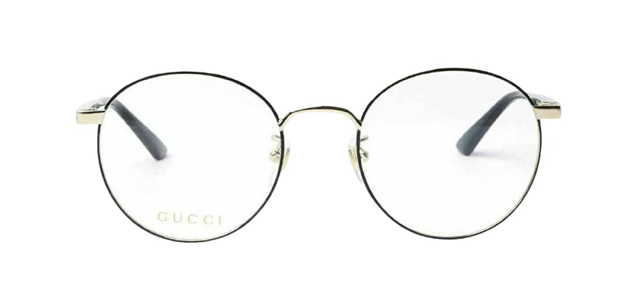 Gucci GG 0297OK 003 Black Gold Men 2