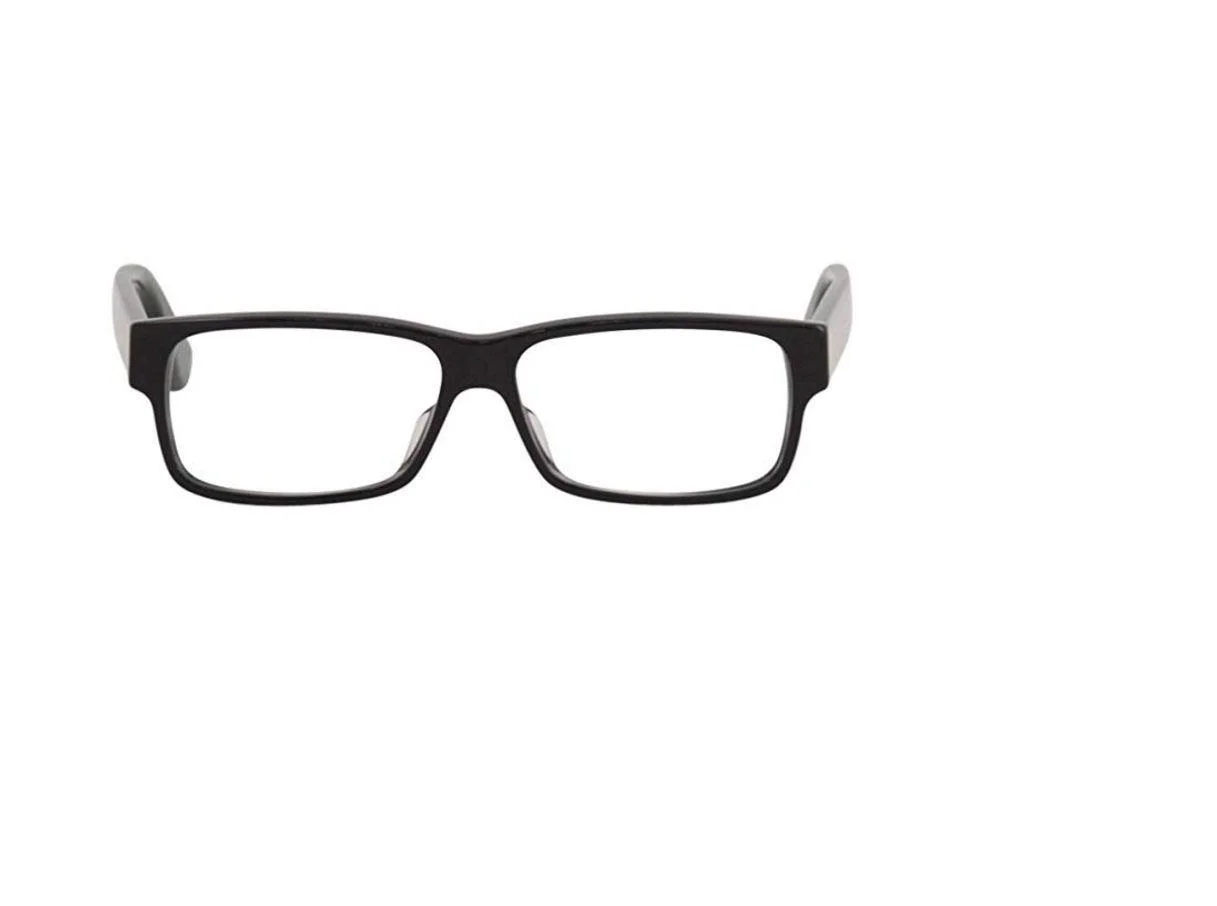 Gucci GG 0344 OA 001 Black/Multicolor Rectangle Square Men 3