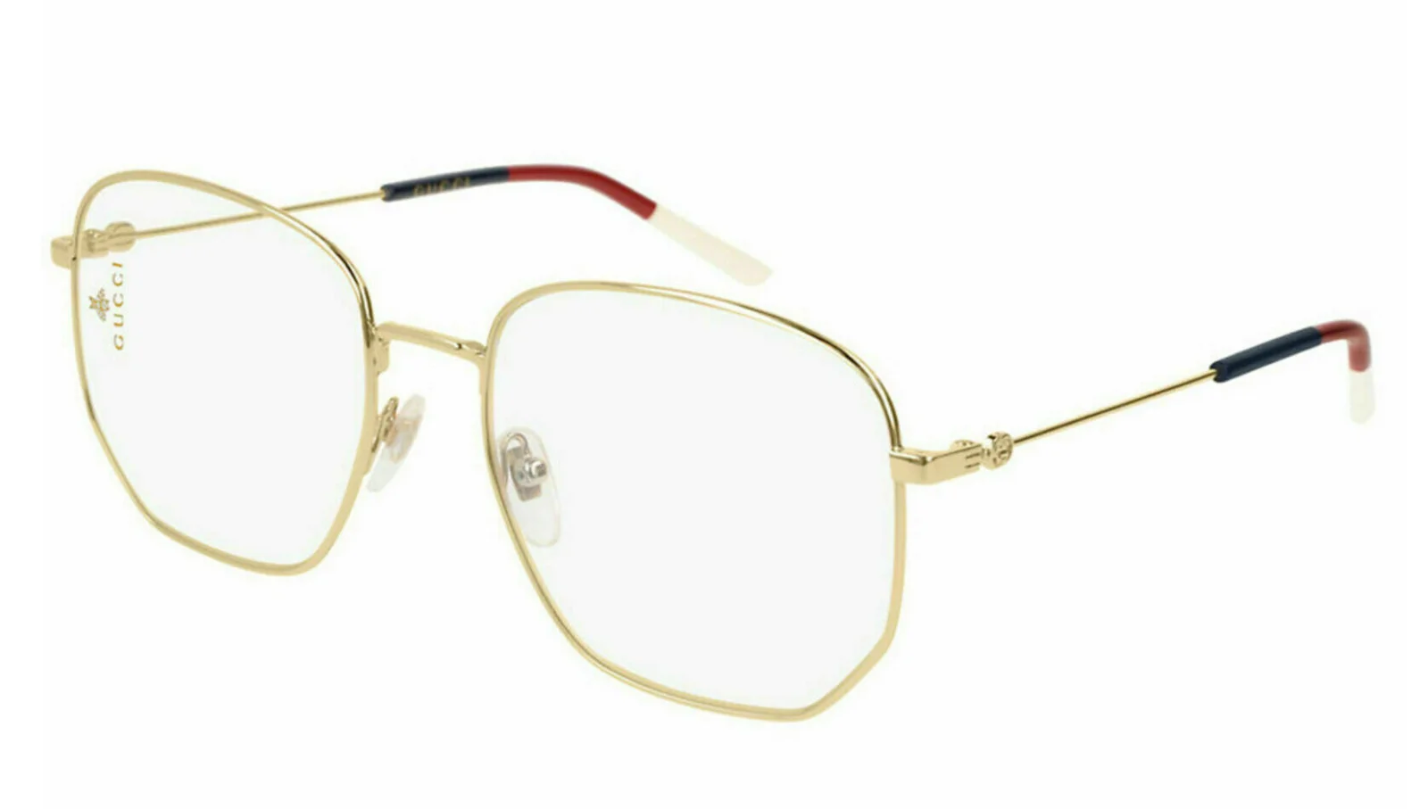 Gucci GG 0396O 002 Gold Red Green Women