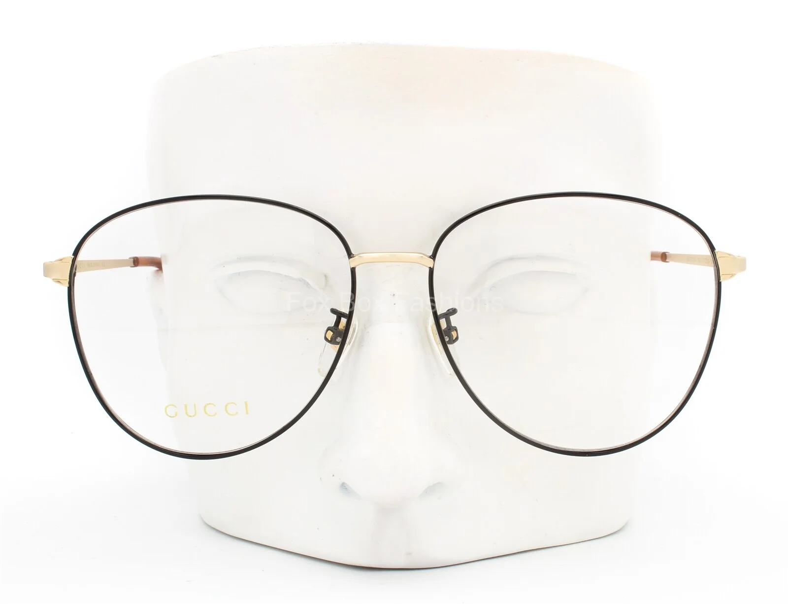 Gucci GG 0577OA 002 Eyeglasses Glasses Black & Gold 57-15-140 Alternative Fit 3