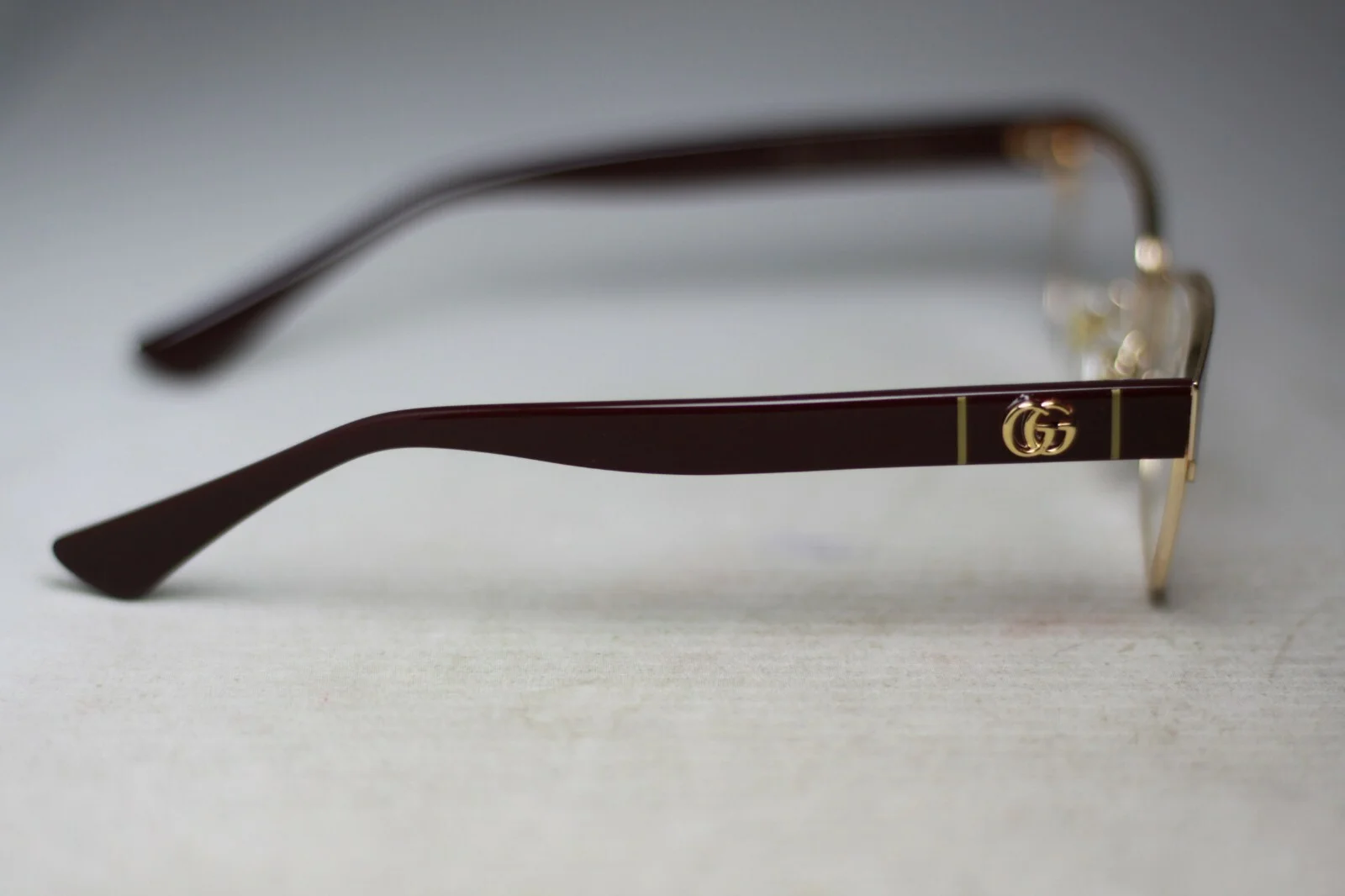 Gucci GG 07510 003 BURGUNDY/GOLD 49-16-145 ITALY MADE 9504 2