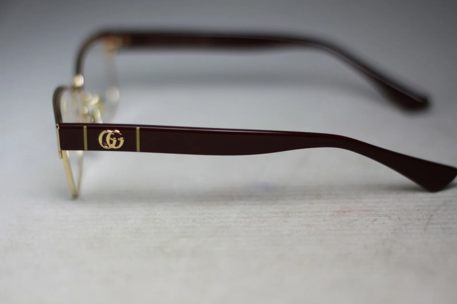 Gucci GG 07510 003 BURGUNDY/GOLD 49-16-145 ITALY MADE 9504 3