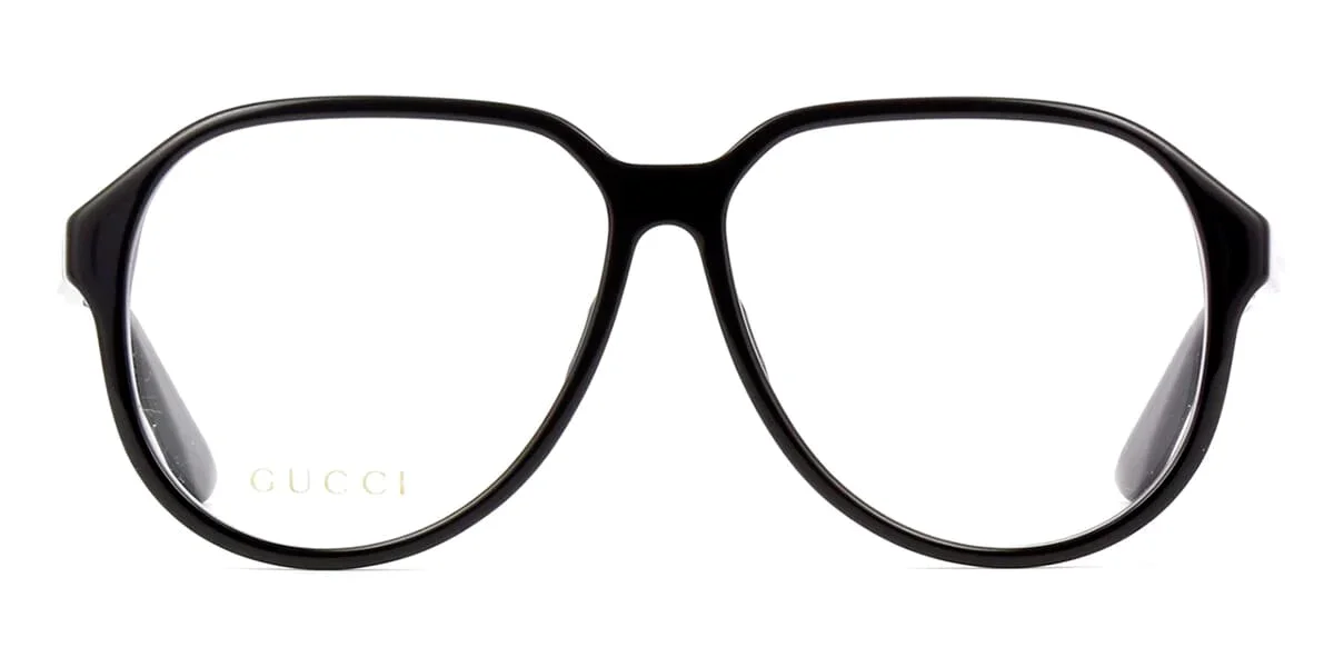 GUCCI GG 1036O 001 Shiny Black Gold Optical Eyeglasses GG1036O AUTHENTIC 58MM 2