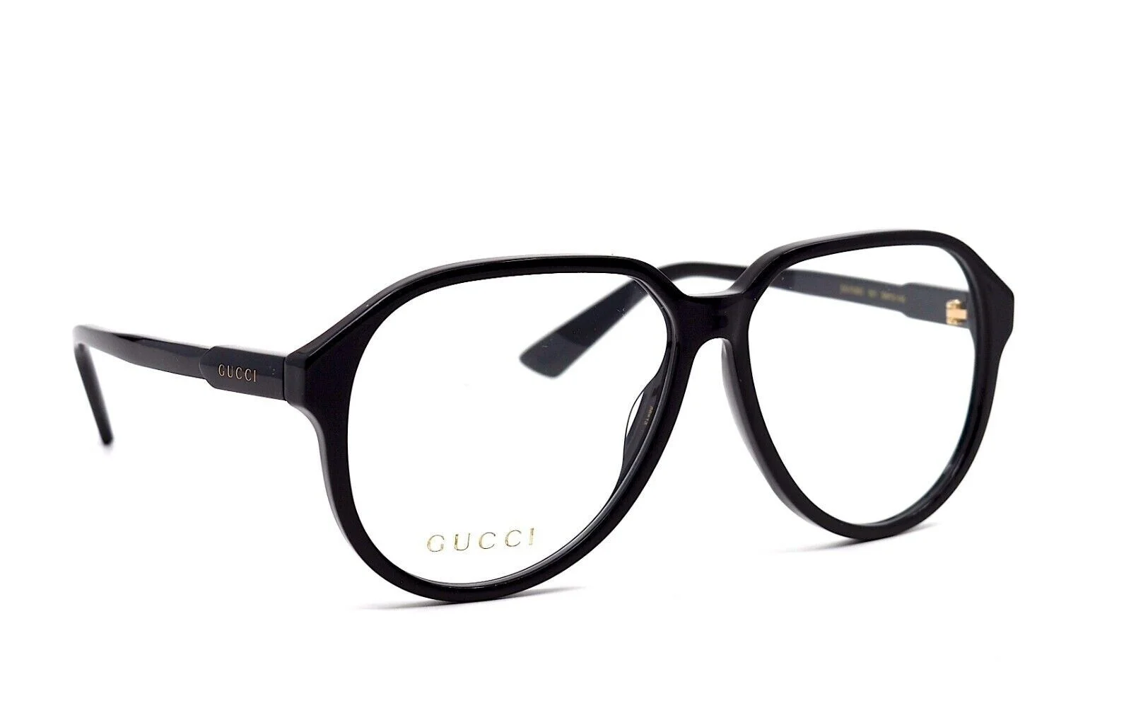 GUCCI GG 1036O 001 Shiny Black Gold Optical Eyeglasses GG1036O AUTHENTIC 58MM 3