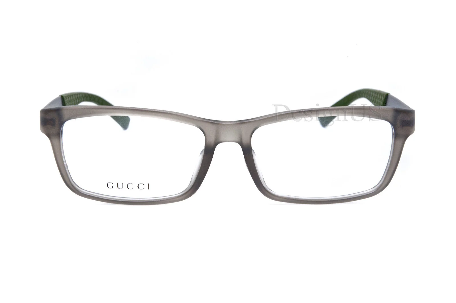 GUCCI GG 1057/F CTG Asian Fit Gray Transparent 54/16/145 Eyeglasses Italy 3