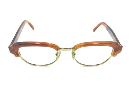 Gucci GG 2394/S 056 Gold Brown Clubmaster Eyeglasses Frames 49-20 140 Italy 2