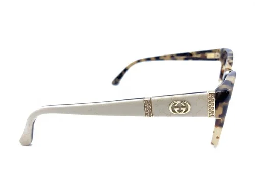 Gucci GG 3559 L7B Tortoise Brown White Ivory Eyeglasses Frames 55-14 135 Italy 4
