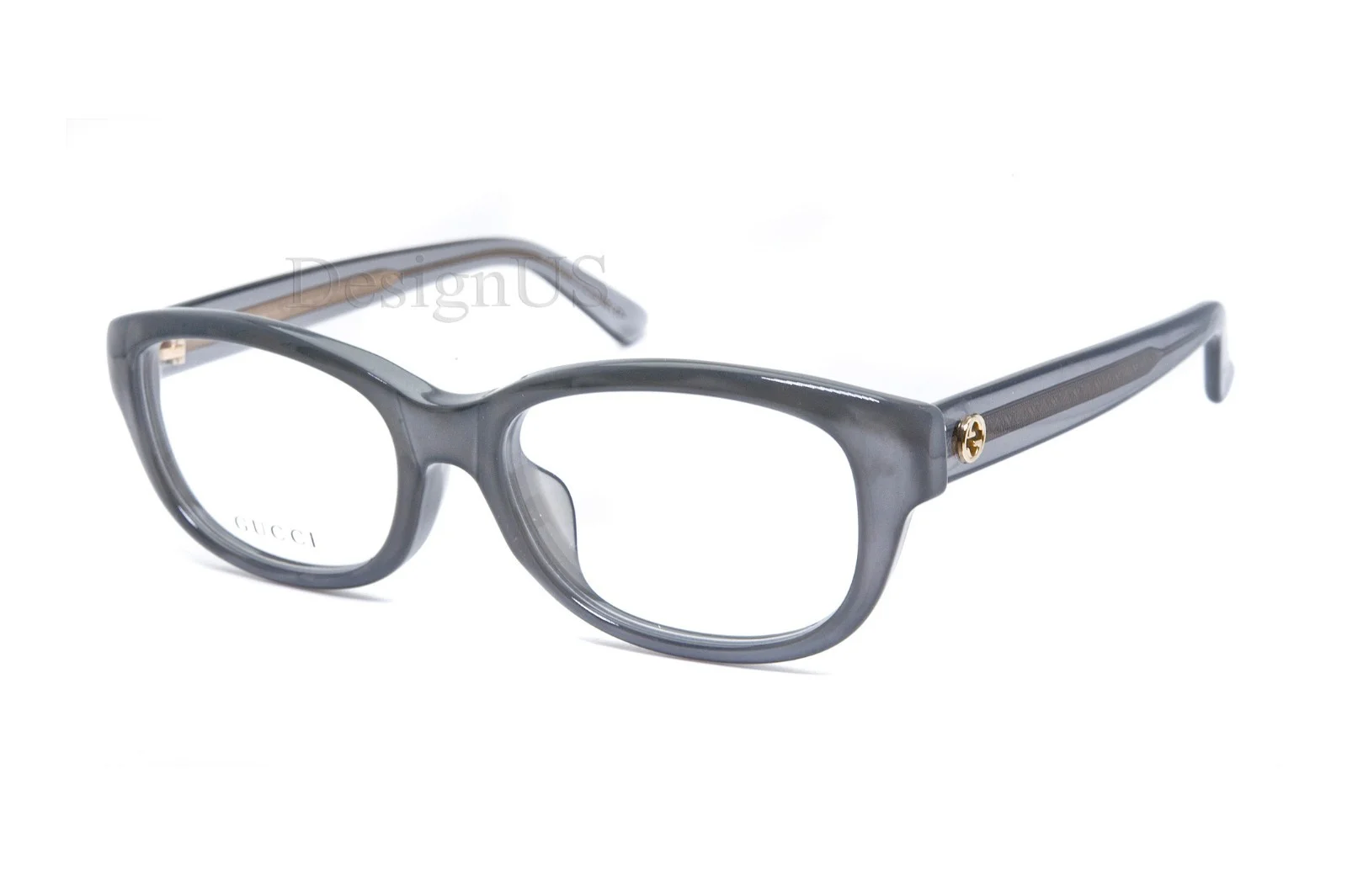 GUCCI GG 3831/F R4I Pearl Gray 52/17/140 Asian Fit Eyeglasses Made Italy 2