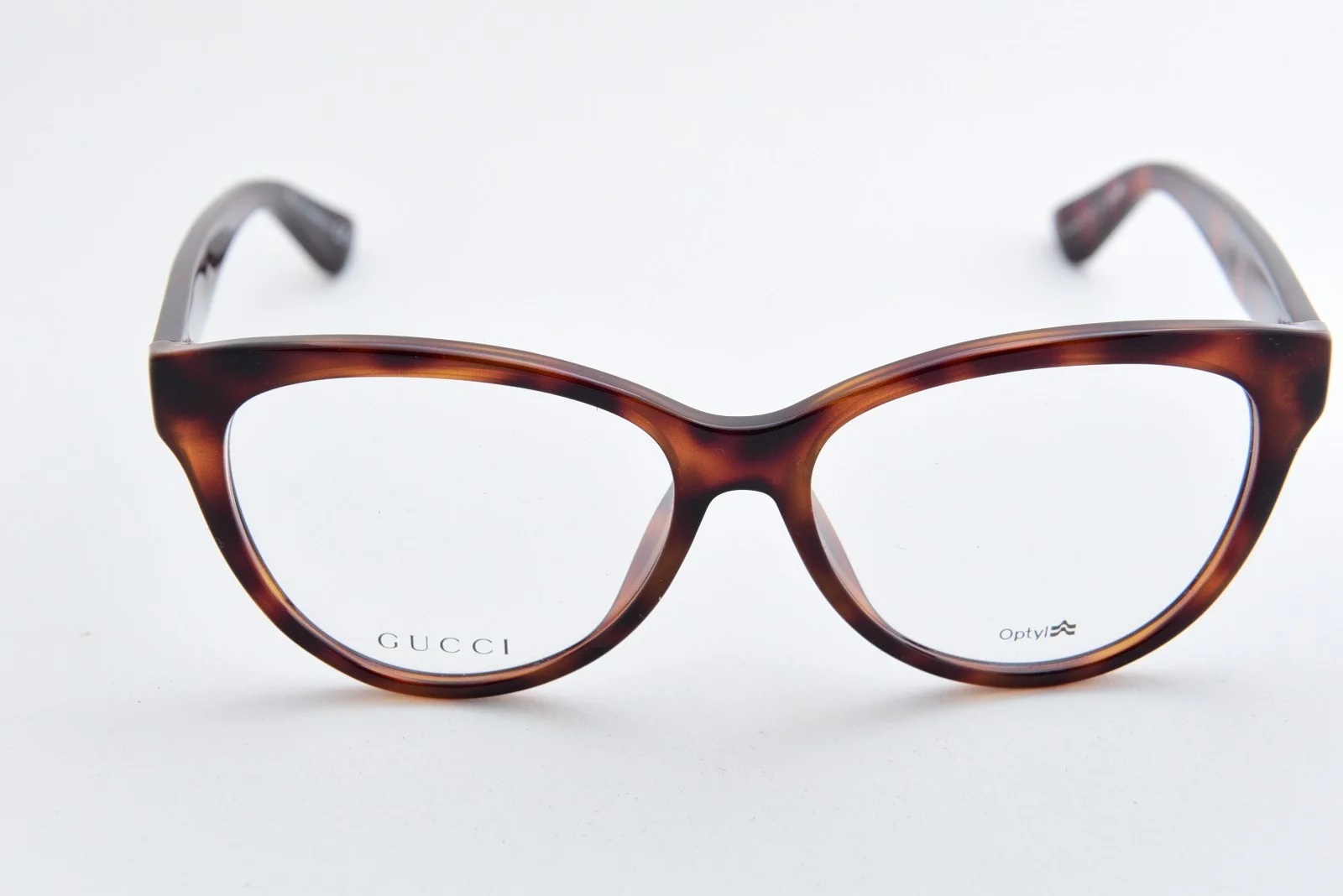 GUCCI GG 3841/F MQL ASIAN FIT OPTYL EYEGLASS FRAMES HAVANA 54-15-140 NEW