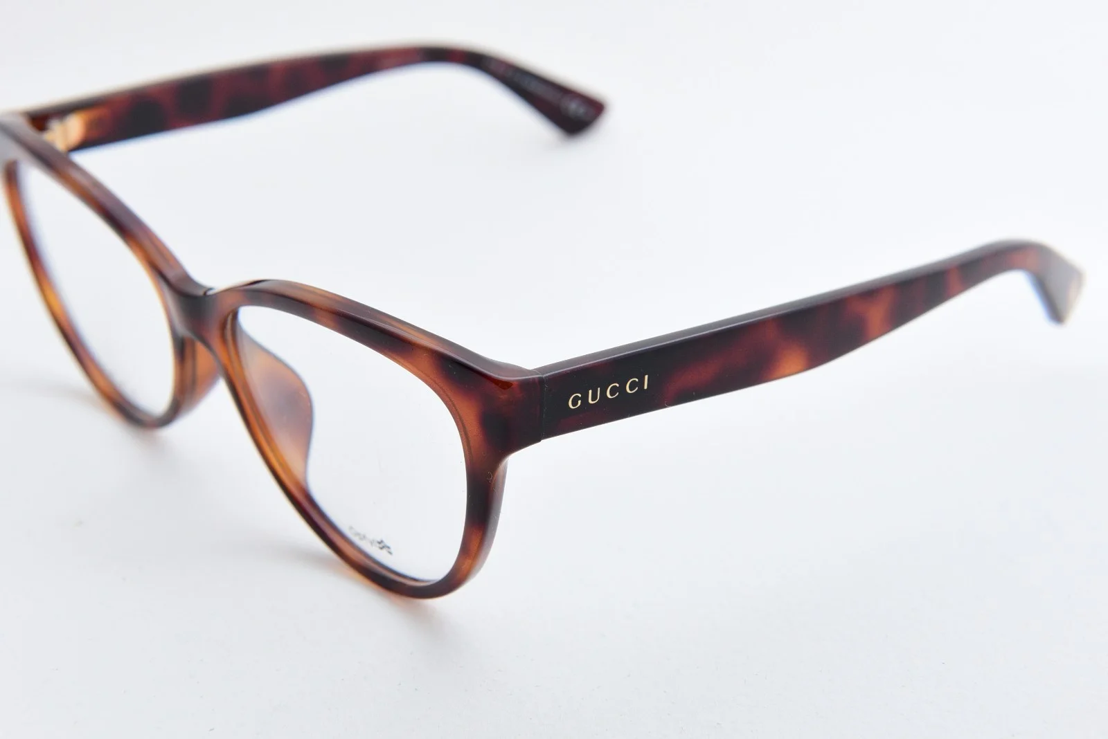 GUCCI GG 3841/F MQL ASIAN FIT OPTYL EYEGLASS FRAMES HAVANA 54-15-140 NEW 2