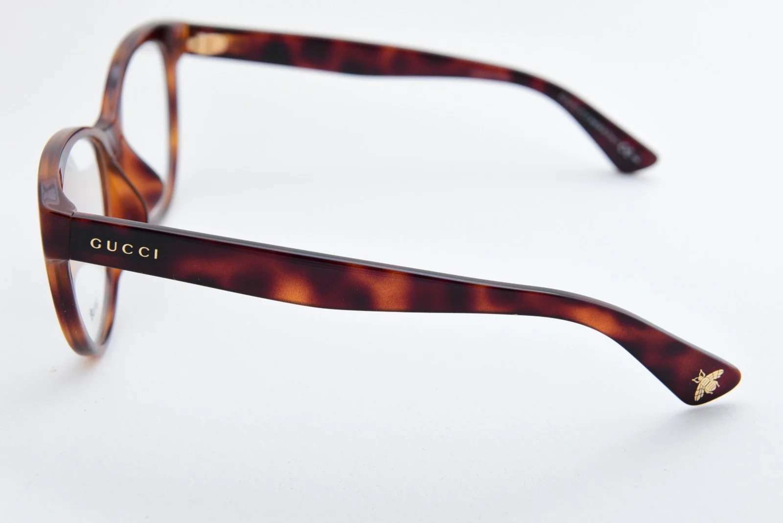 GUCCI GG 3841/F MQL ASIAN FIT OPTYL EYEGLASS FRAMES HAVANA 54-15-140 NEW 3