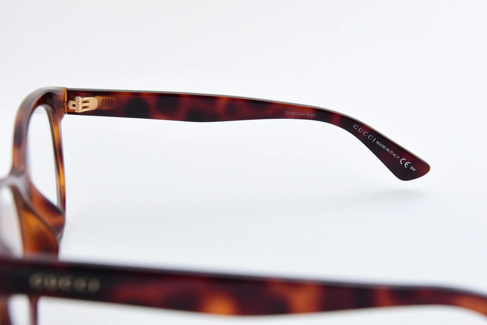GUCCI GG 3841/F MQL ASIAN FIT OPTYL EYEGLASS FRAMES HAVANA 54-15-140 NEW 4