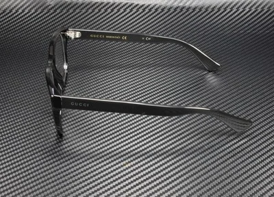 GUCCI GG0004O 001 Round Oval Black Demo Lens 53 mm Men 4
