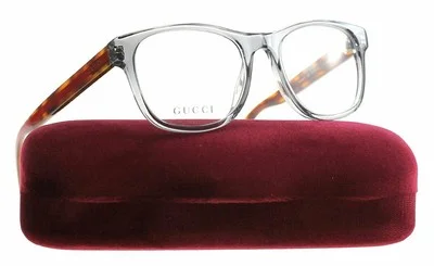 Gucci GG0004O, Plastic Square Eyeglasses, GG 0004O, 53mm