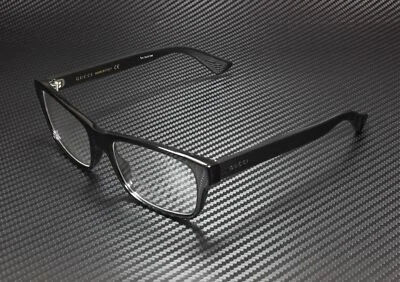 GUCCI GG0006O 005 Round Oval Black Demo Lens 55 mm Men