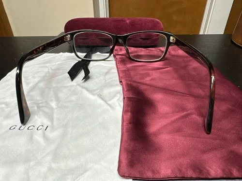 GUCCI GG0006O 011 Havana Frame Authentic Eyeglasses With Case 4