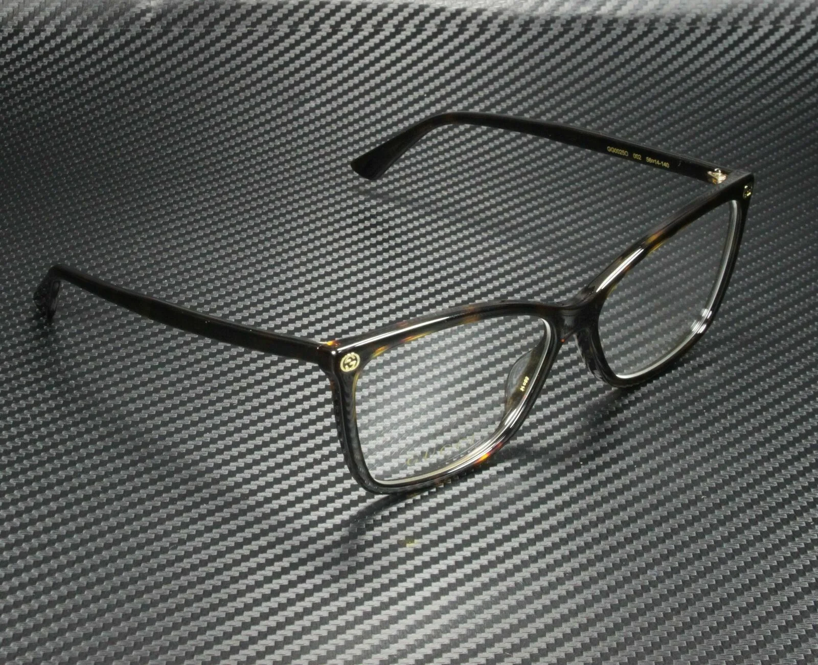 GUCCI GG0025O 002 Havana Cat Eye Women 3