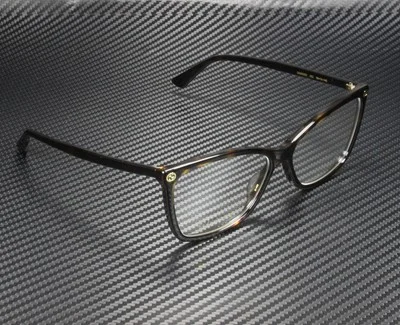 GUCCI GG0025O 002 Round Oval Havana Demo Lens 56 mm Women 3
