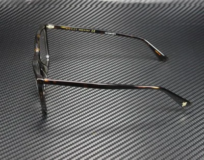 GUCCI GG0025O 002 Round Oval Havana Demo Lens 56 mm Women 4
