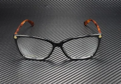 GUCCI GG0025O 003 Round Oval Black Demo Lens 56 mm Women 2