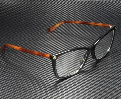 GUCCI GG0025O 003 Round Oval Black Demo Lens 56 mm Women 3