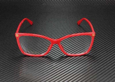 GUCCI GG0025O 004 Round Oval Red Demo Lens 56 mm Women 2