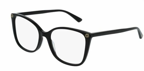 Gucci GG0026O 001 Black Cat-Eye Women