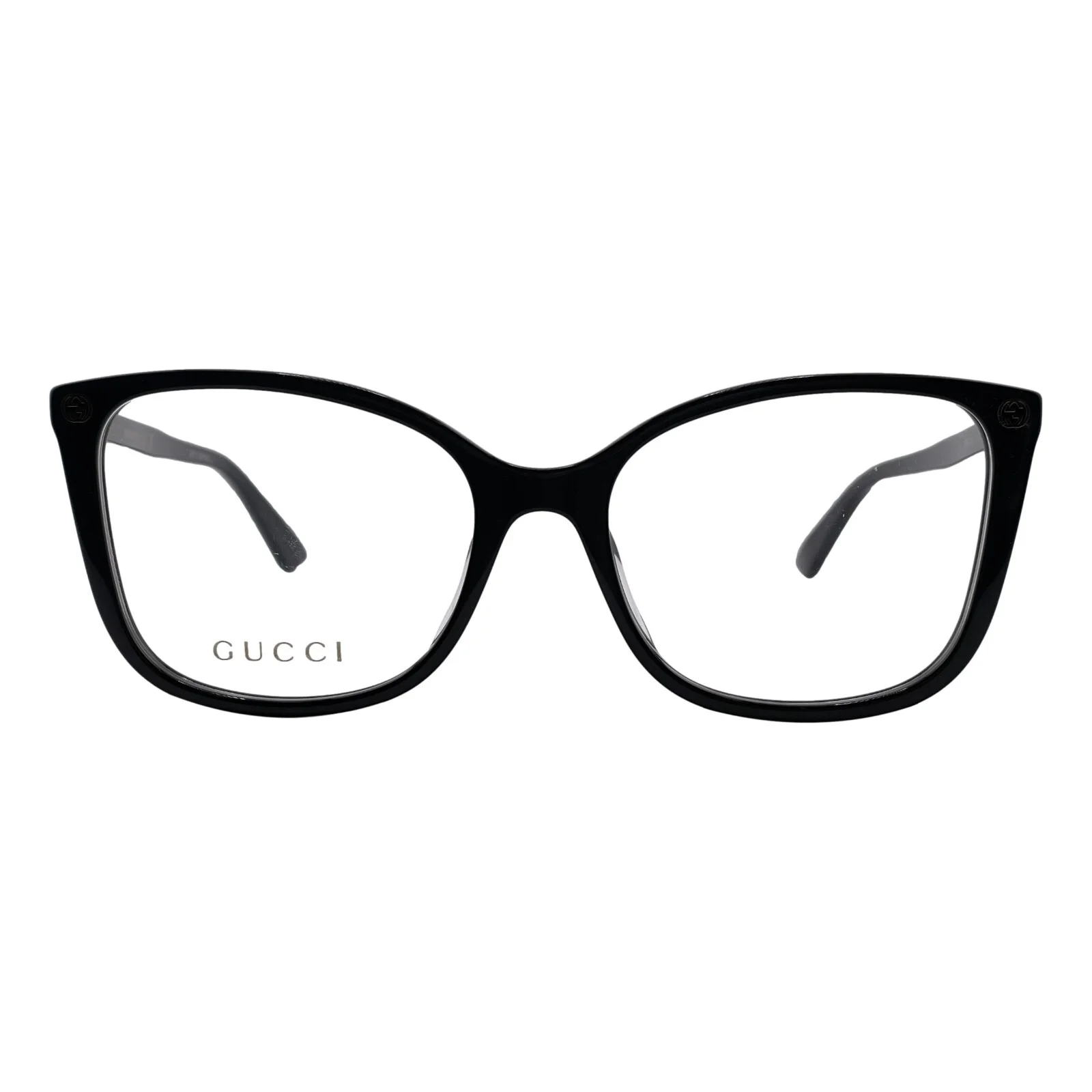 Gucci GG0026O 001 Black Cat Eye Women