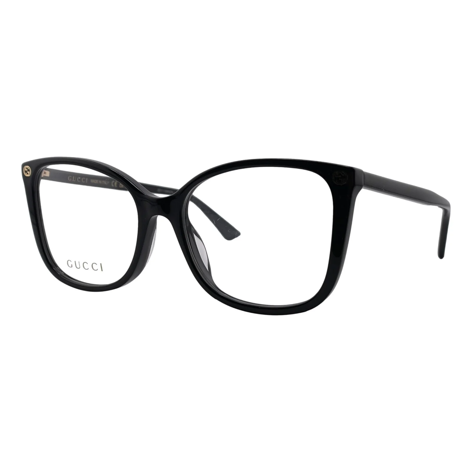 Gucci GG0026O 001 Black Cat Eye Women 2