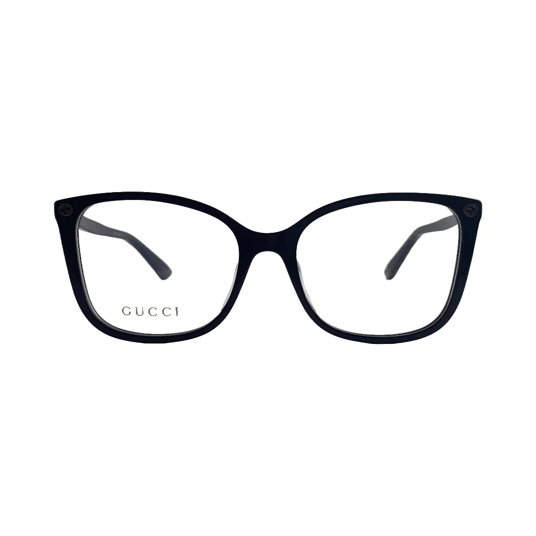 Gucci GG0026O 001 Cat Eye Women