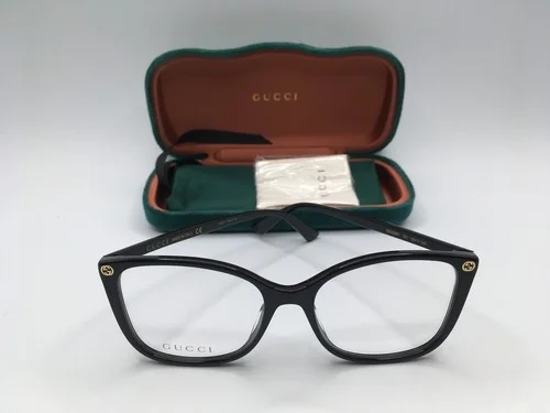 Gucci GG0026O 001 Eyeglasses Frame Women