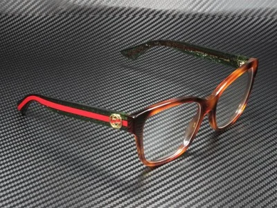 GUCCI GG0038O 002 Rectangular Square Havana Demo Lens 54 mm Women 3