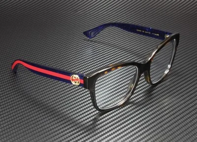 GUCCI GG0038O 003 Rectangular Square Havana Demo Lens 54 mm Women 3