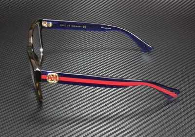 GUCCI GG0038O 003 Rectangular Square Havana Demo Lens 54 mm Women 4