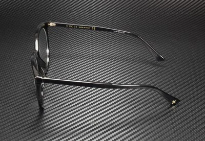 GUCCI GG0093O 001 Round Oval Black Shiny Blk Demo Lens 53 mm Women 4