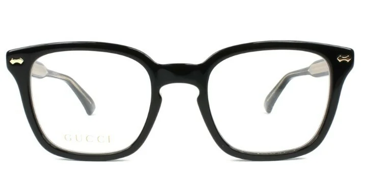 Gucci GG0184O 001 Black Square Unisex Eyeglasses 2