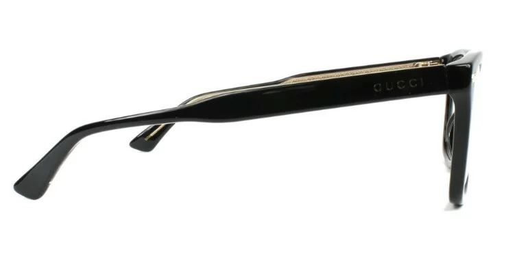 Gucci GG0184O 001 Black Square Unisex Eyeglasses 3