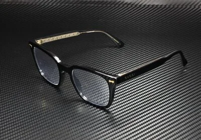 GUCCI GG0184O 001 Rectangular Square Black Demo Lens 50 mm Unisex Eyeglasses