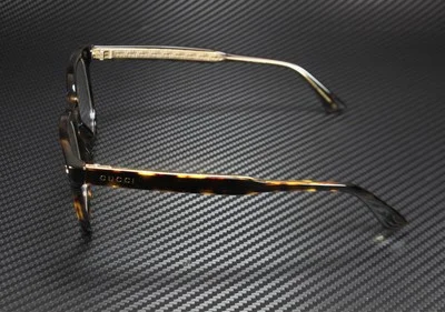 GUCCI GG0184O 002 Rectangular Square Havana Demo Lens Women 4