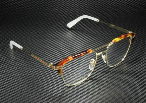 GUCCI GG0241O 001 Rectangular Square Gold Demo Lens 54 mm Men 3