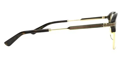 Gucci GG0241O Eyeglasses Men Gold Rectangle 54mm New 100% Authentic 3