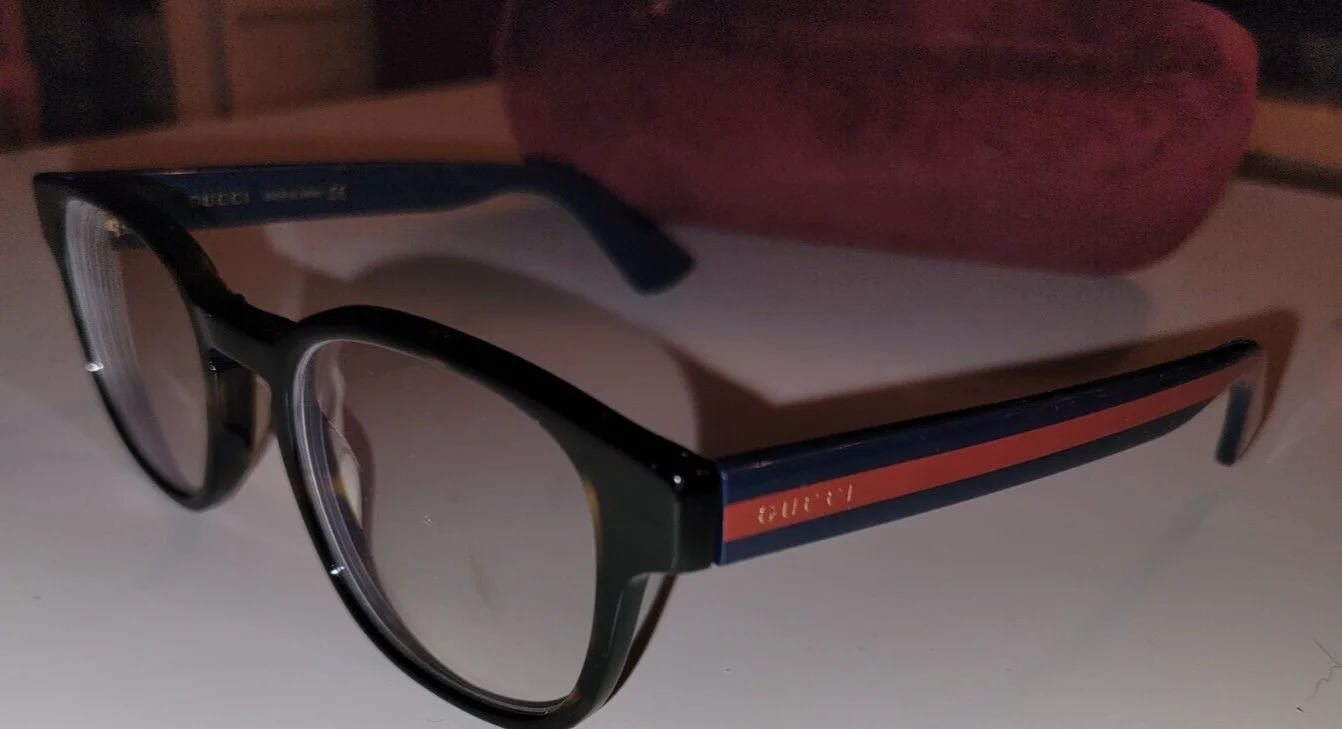 GUCCI GG0278O 011 Rectangular Square Black Women Eyeglasses 55mm 4
